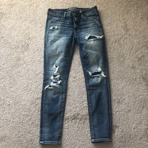 AE destroyed jeggings